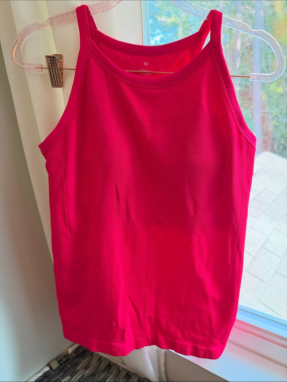 Women’s Hot Pink Athletic Tank Top - Brand Not Specified